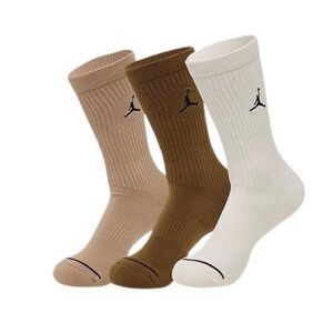 NEW Jordan 3-Pack Everyday Crush Crew Socks DX9632-909 Men's Size 8-12 Dri-Fit